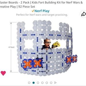 Blaster boards - open, assemble and face towards enemy for hours of play
